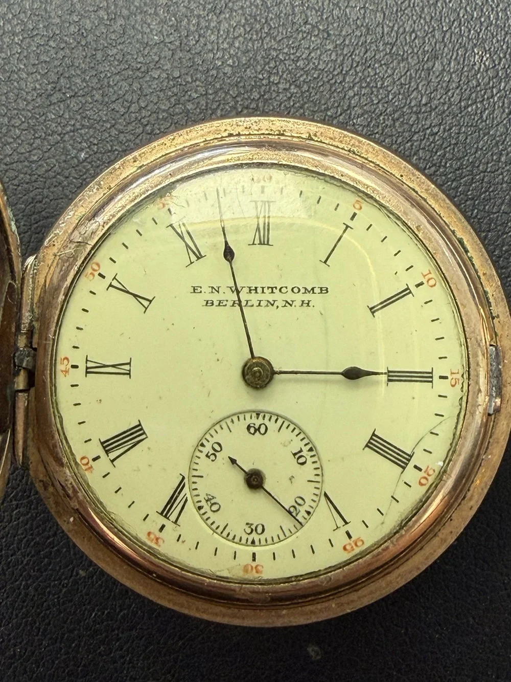 Vintage E.N Whitcomb of Berlin, N.H Pocket Watch